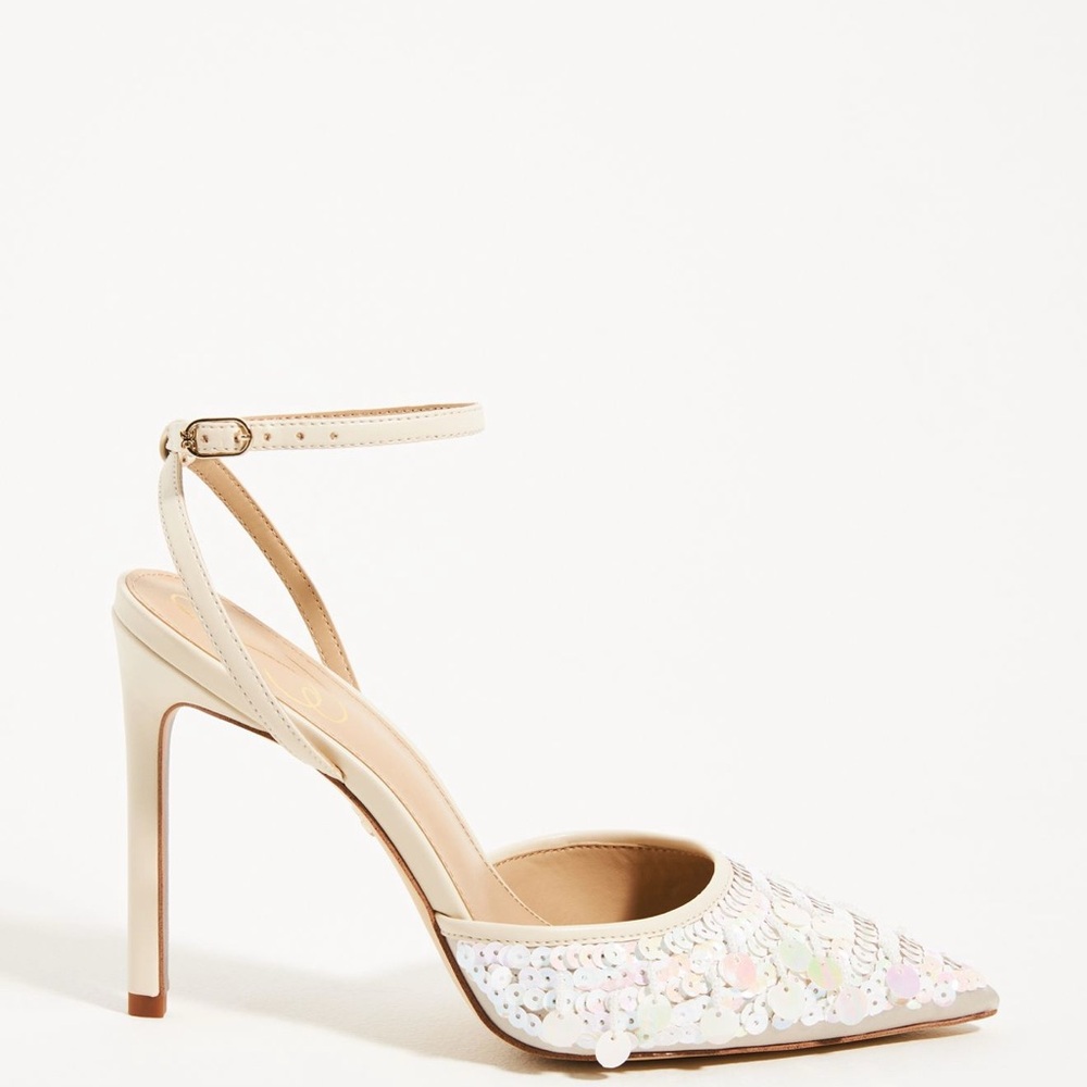 Elegant Cream Stiletto Heels